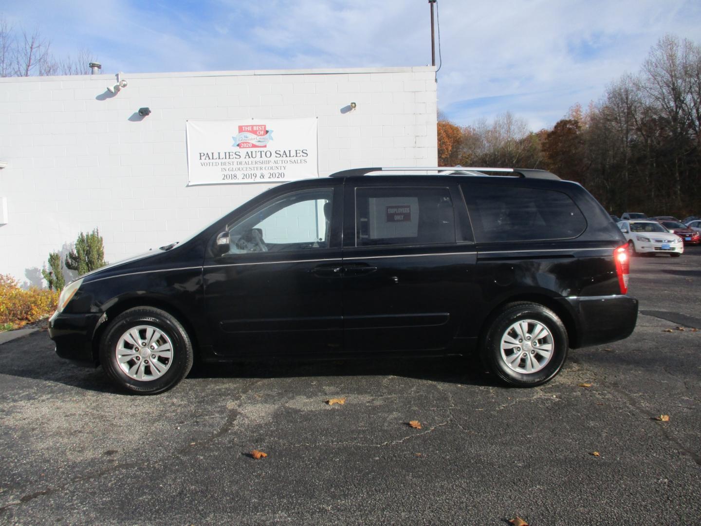 2012 BLACK Kia Sedona (KNDMG4C7XC6) , AUTOMATIC transmission, located at 540a Delsea Drive, Sewell, NJ, 08080, (856) 589-6888, 39.752560, -75.111206 - Photo#2